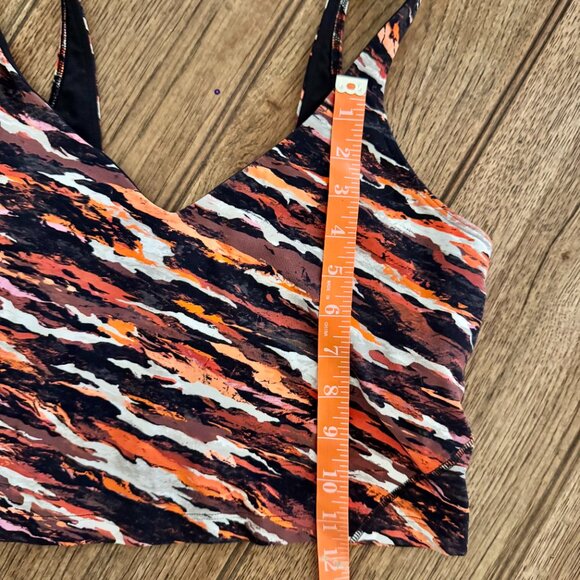 Lululemon Align Tank Lunar 2022New Year Tiger Tide Smoky Red Multi Size 12 Rare - Picture 7 of 11
